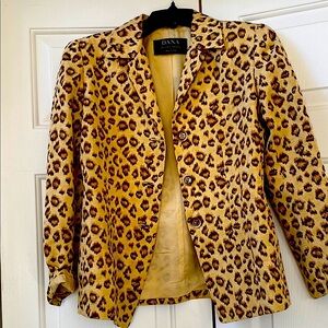 Women’s cheetah blazer